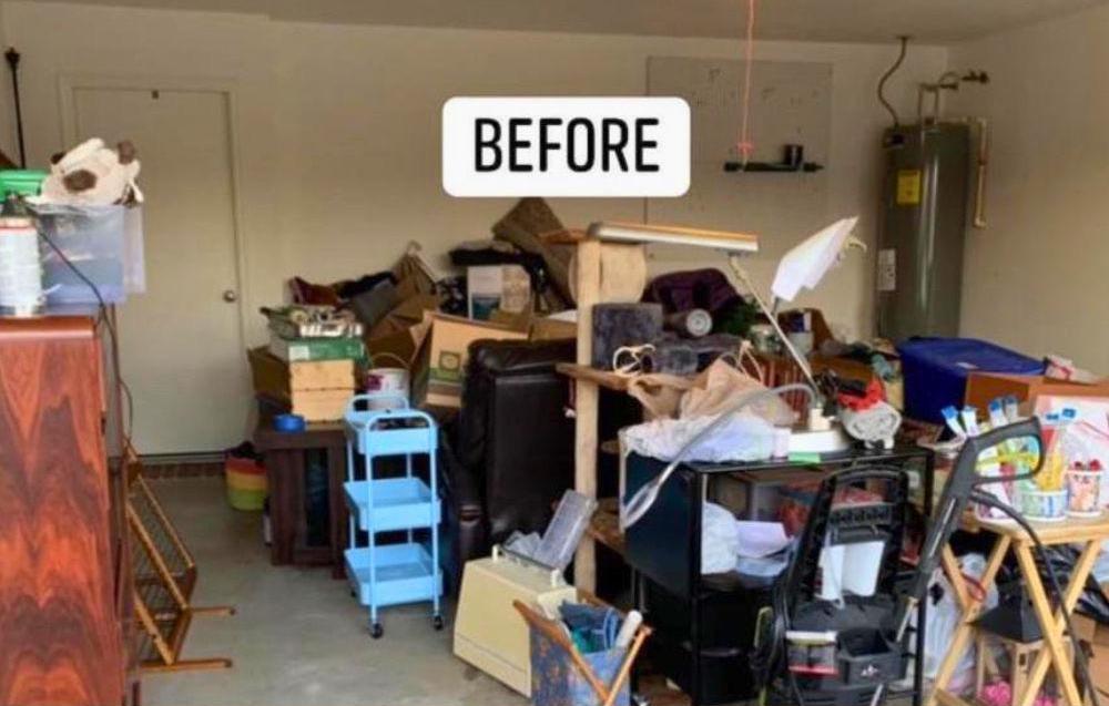 Basement Cleanout - Before